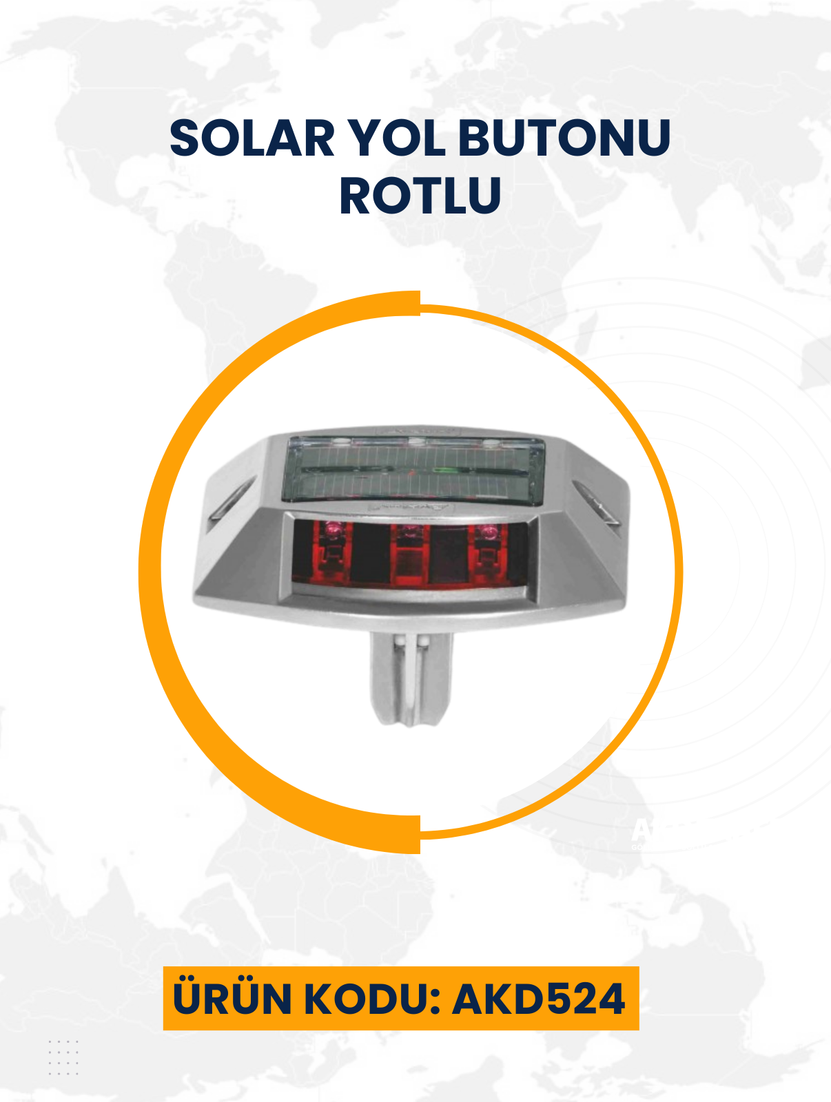 Solar Yol Butonu Rotlu