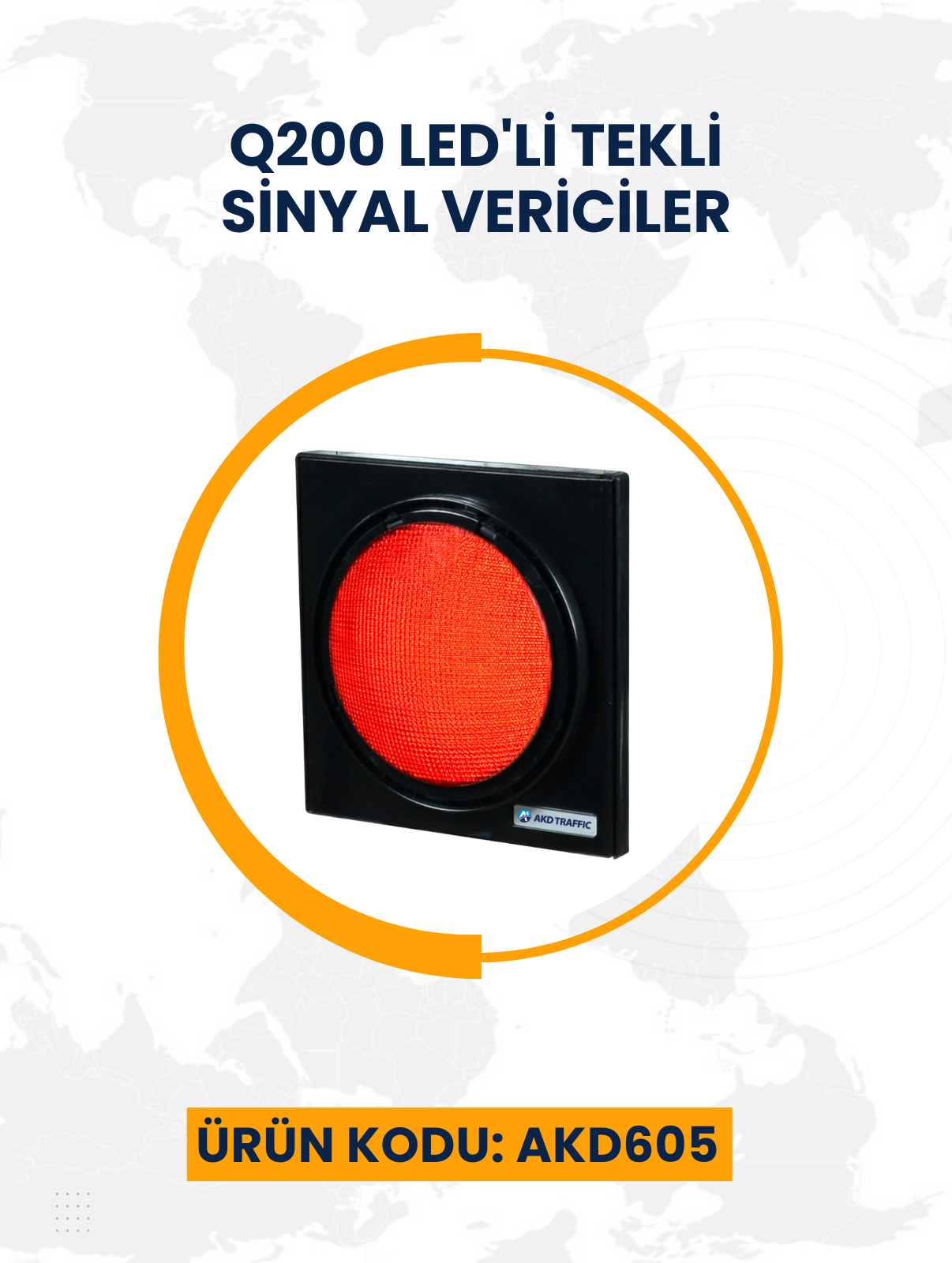 Q200 LED'li Tekli Sinyal Vericiler